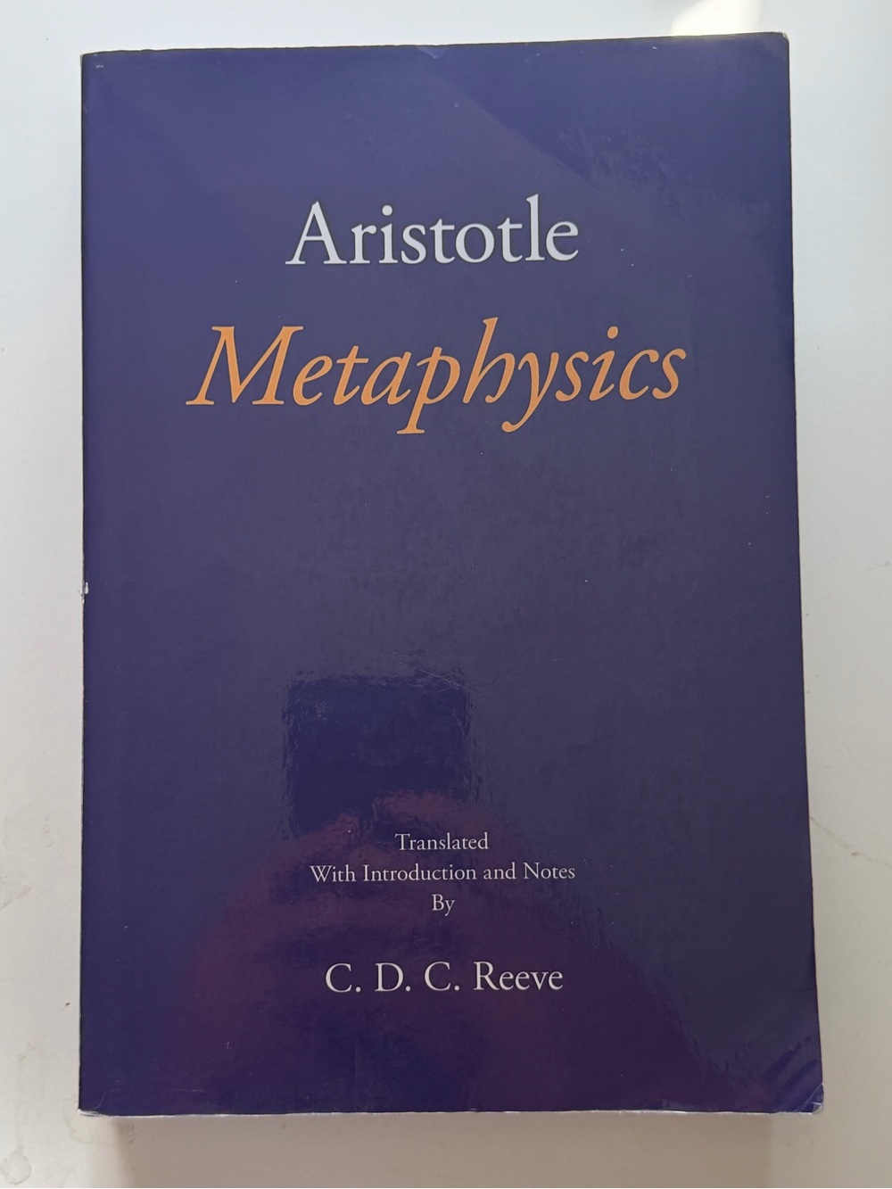 Aristotle Metaphysics - Deep Purple Paperback